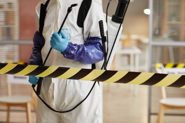 Professional Biohazard Cleanup technician working in Oakley, UT